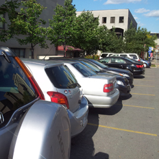 A parking lot