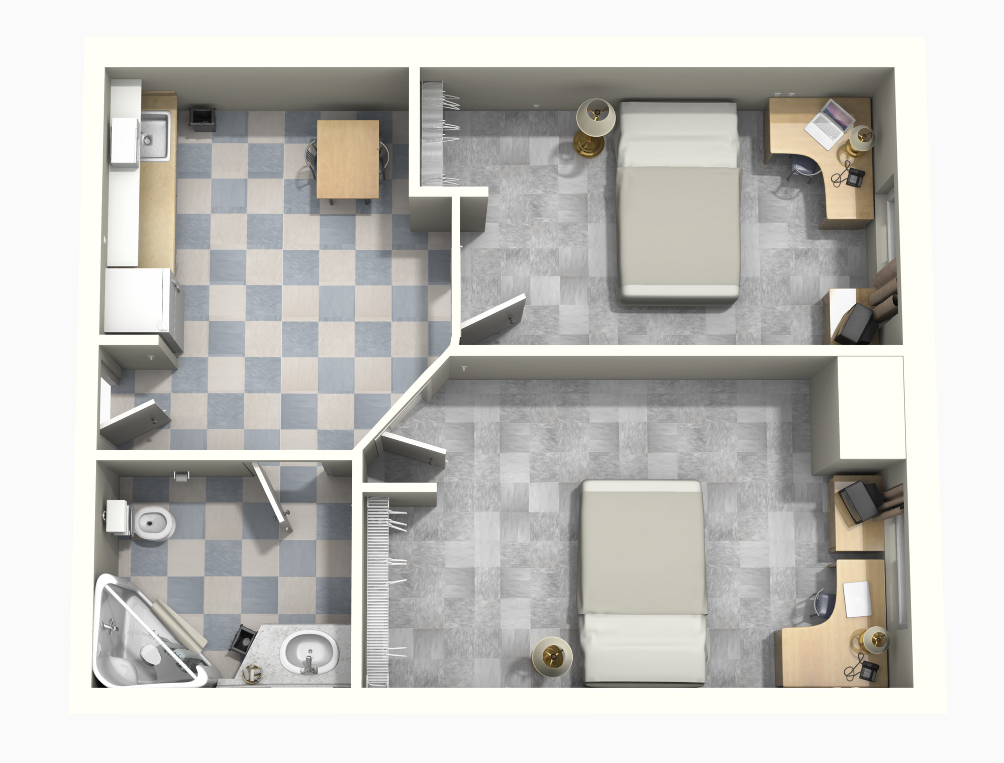 Suite floorplan